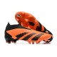 Adidas Predator Accuracy Boots FG Low-top Black Orange Men Soccer Cleats 