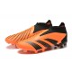 Adidas Predator Accuracy Boots FG Low-top Black Orange Men Soccer Cleats 