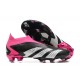 Adidas Predator Accuracy Boots FG Low-top Black Pink Men Soccer Cleats 