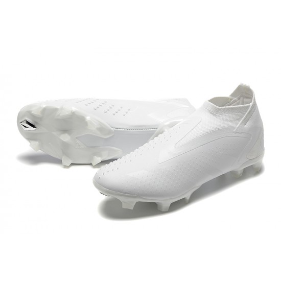 Adidas Predator Accuracy Boots FG Low-top White Men Soccer Cleats 