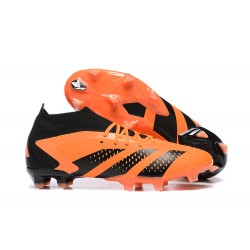 Adidas Predator Accuracy.1 Boots FG Low-top Black Orange Men Soccer Cleats 