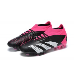 Adidas Predator Accuracy.1 Boots FG Low-top Black White Pink Men Soccer Cleats 