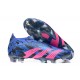 Adidas Predator Accuracy.1 Boots FG Low-top Blue Pink Men Soccer Cleats 