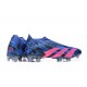 Adidas Predator Accuracy.1 Boots FG Low-top Blue Pink Men Soccer Cleats 