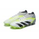 Adidas Predator Accuracy.1 Boots FG Low-top Grey Green Black Men Soccer Cleats 