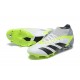 Adidas Predator Accuracy.1 Boots FG Low-top Grey Green Black Men Soccer Cleats 