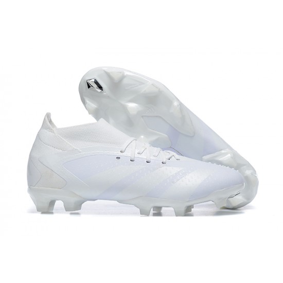 Adidas Predator Accuracy.1 Boots FG Low-top White Men Soccer Cleats 