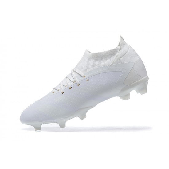 Adidas Predator Accuracy.1 Boots FG Low-top White Men Soccer Cleats 