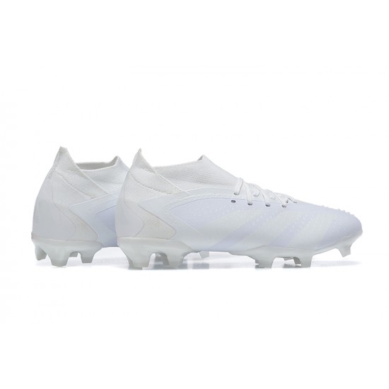 Adidas Predator Accuracy.1 Boots FG Low-top White Men Soccer Cleats 