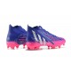 Adidas Predator Edge Geometric.1 FG Mid-top Blue Pink Men Soccer Cleats 