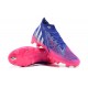 Adidas Predator Edge Geometric.1 FG Mid-top Blue Pink Men Soccer Cleats 