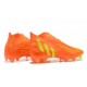 Adidas Predator Edge Geometric.1 FG Mid-top Orange Yellow Men Soccer Cleats 