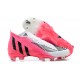 Adidas Predator Edge Geometric.1 FG Mid-top Pink White Black Men Soccer Cleats 