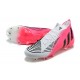 Adidas Predator Edge Geometric.1 FG Mid-top Pink White Black Men Soccer Cleats 