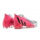 Adidas Predator Edge Geometric.1 FG Mid-top Pink White Black Men Soccer Cleats 