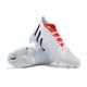 Adidas Predator Edge Geometric.1 FG Mid-top White Red Men Soccer Cleats 