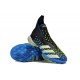 Adidas Predator Freak TF Black Blue Yellow Women And Men Soccer Cleats 