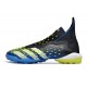 Adidas Predator Freak TF Black Blue Yellow Women And Men Soccer Cleats 