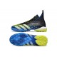 Adidas Predator Freak TF Black Blue Yellow Women And Men Soccer Cleats 