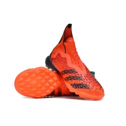 Adidas Predator Freak TF Black Orange Women And Men Soccer Cleats 