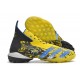 Adidas Predator Freak TF Black Yellow Blue Women And Men Soccer Cleats 