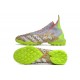 Adidas Predator Freak TF Grey Green Women And Men Soccer Cleats 