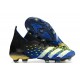 Adidas Predator Freak.1 FG Black Blue Yellow Women And Men Soccer Cleats 