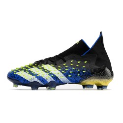 Adidas Predator Freak.1 FG Black Blue Yellow Women And Men Soccer Cleats 