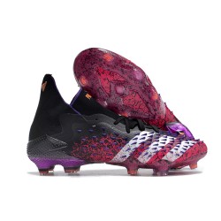 Adidas Predator Freak.1 FG Black Purple Women And Men Soccer Cleats 