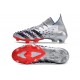 Adidas Predator Freak.1 FG Black Sliver Red Women And Men Soccer Cleats 