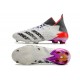 Adidas Predator Freak.1 FG Black White Purple Women And Men Soccer Cleats 