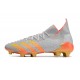 Adidas Predator Freak.1 FG Grey Orange Gold Women And Men Soccer Cleats 