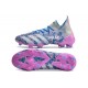 Adidas Predator Freak.1 FG Grey Purple Women And Men Soccer Cleats 