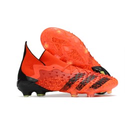 Adidas Predator Freak.1 FG Orange Black Women And Men Soccer Cleats 