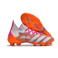 Adidas Predator Freak.1 FG White Orange Women And Men Soccer Cleats 