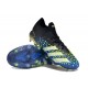 Adidas Predator Freak.1 Low FG Black Blue Yellow Women And Men Soccer Cleats 