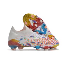 Adidas Predator Freak.1 Low FG White Multi Women And Men Soccer Cleats 