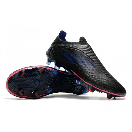 Adidas X Speedflow FG Low-top Black Blue Red Men Soccer Cleats 