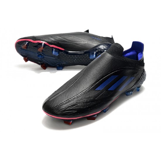 Adidas X Speedflow FG Low-top Black Blue Red Men Soccer Cleats 