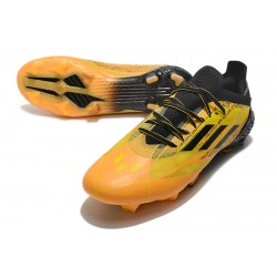 Adidas X Speedflow FG Low-top Black Gold Men Soccer Cleats 