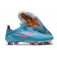 Adidas X Speedflow FG Low-top Blue Pink Sliver Men Soccer Cleats 