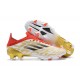 Adidas X Speedflow FG Low-top Red White Gold Men Soccer Cleats 