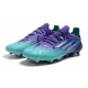 Adidas X Speedflow FG Low-top Turqoise Purple Men Soccer Cleats 