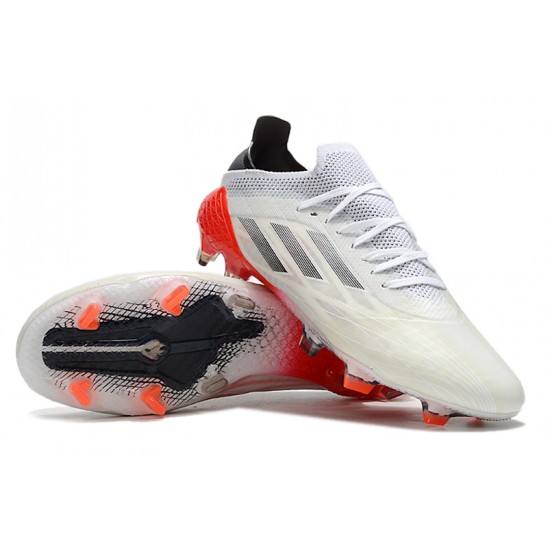 Adidas X Speedflow FG Low-top White Black Red Men Soccer Cleats 