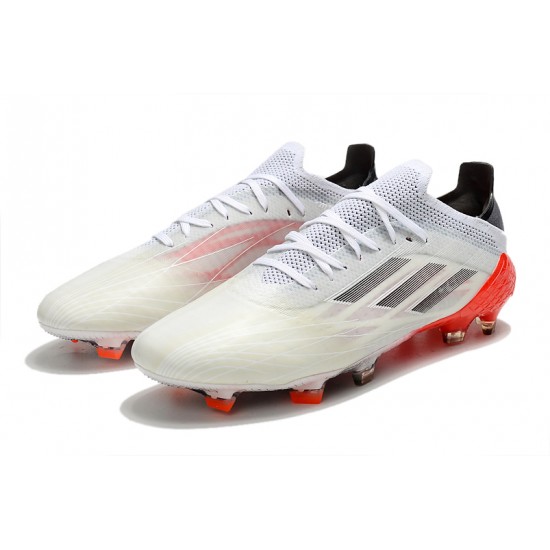 Adidas X Speedflow FG Low-top White Black Red Men Soccer Cleats 