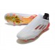 Adidas X Speedflow FG Low-top White Gold Red Men Soccer Cleats 