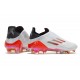 Adidas X Speedflow FG Low-top White Gold Red Men Soccer Cleats 