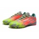 Adidas X Speedflow TF Low-top Pink Yellow Grey Men Soccer Cleats 