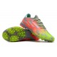 Adidas X Speedflow TF Low-top Pink Yellow Grey Men Soccer Cleats 