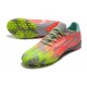 Adidas X Speedflow TF Low-top Pink Yellow Grey Men Soccer Cleats 